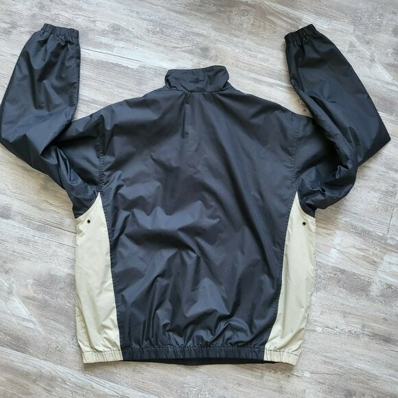 Dockers Golf Mens Blue Long Sleeve Collared 1/4 Zip Windbreaker Jacket Large - Picture 3 of 11